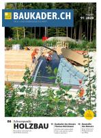 Today concrete can often be replaced by wood