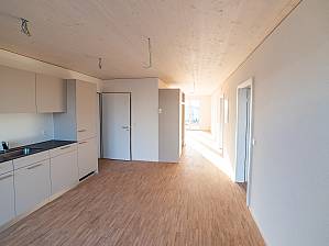 The timber remains visible in the interior