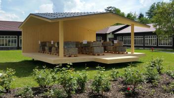 Outdoor test stand at the Bern University of Applied Sciences, Biel