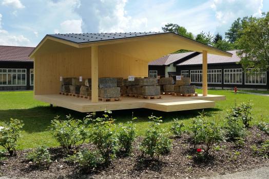 Outdoor test stand at the Bern University of Applied Sciences, Biel