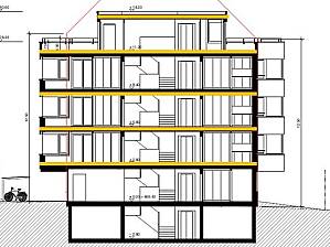 Coupe transversale de la Wehntalerstrassee 52