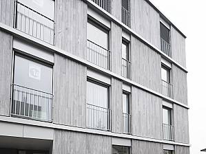 Autrefois, le bâtiment était prévu en béton. La technologie TS3 a permis de passer facilement à la construction en bois.