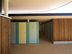 Garderobenbereich Strandbad
